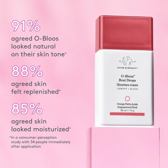 LAST 1! Drunk Elephant A-Bloos Rosi Sunshine Drops 🐘 NEW IN BOX A Bloos Rosy - Picture 4 of 11